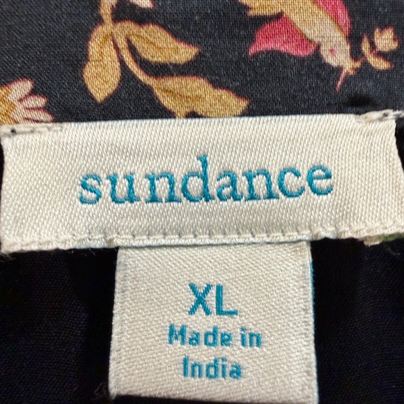 Sundance Multicolor Floral Long Sleeve Dress Size XL - Picture 3 of 5